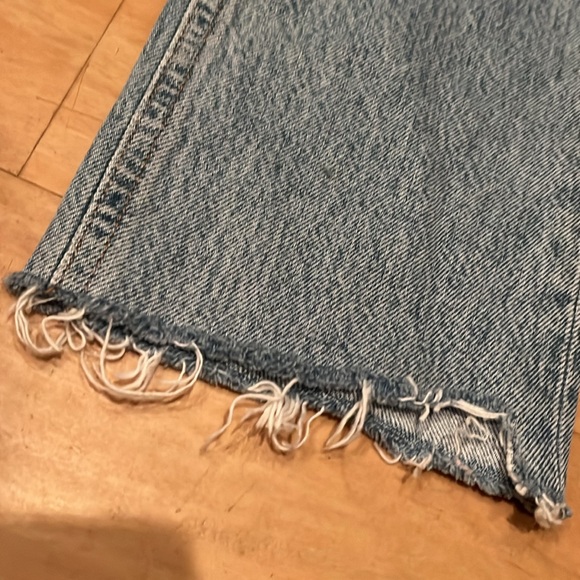 Agolde Riley High Rise Straight Crop Jean Size 26 - Picture 8 of 12
